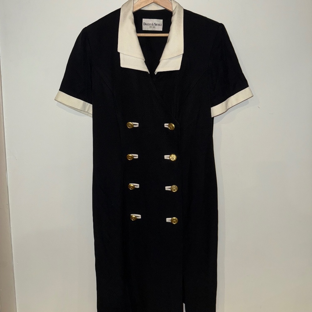 Vintage 80s 90s Secretary Dress Danny & Nicole